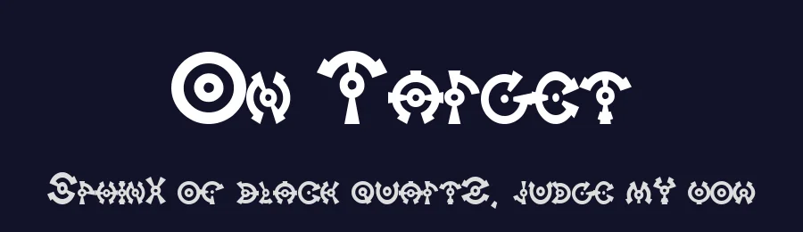 On Target by Mahdi Salah — Decorative Font — thumbnail 2