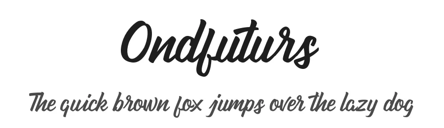 Ondfuturs by Maculinc — Script Handwritten Font