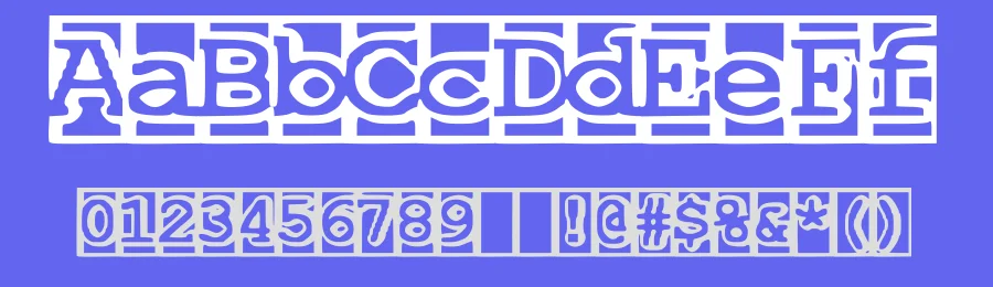 One and a Half Feet Under by Benjamin Wendl — Decorative Font — thumbnail 3