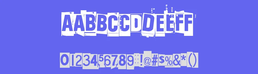 One two thirty-four by Juha Korhonen — Decorative Font — thumbnail 3