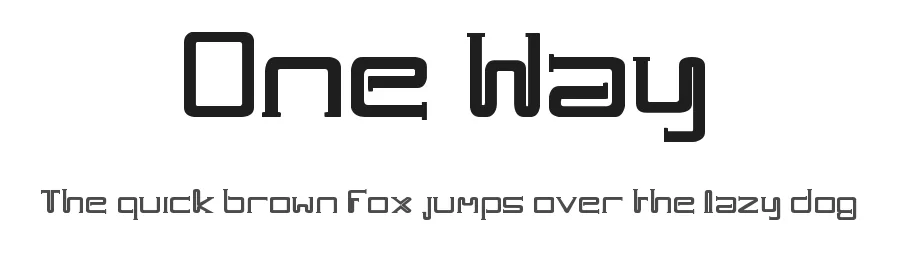 One Way