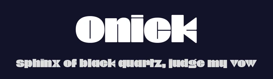 Onick by Dharma Type — Decorative Font — thumbnail 2