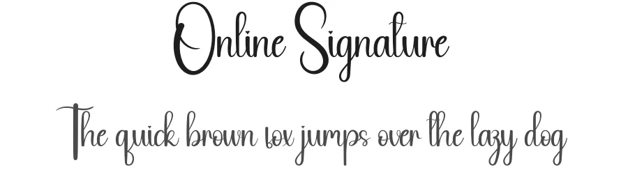 Online Signature