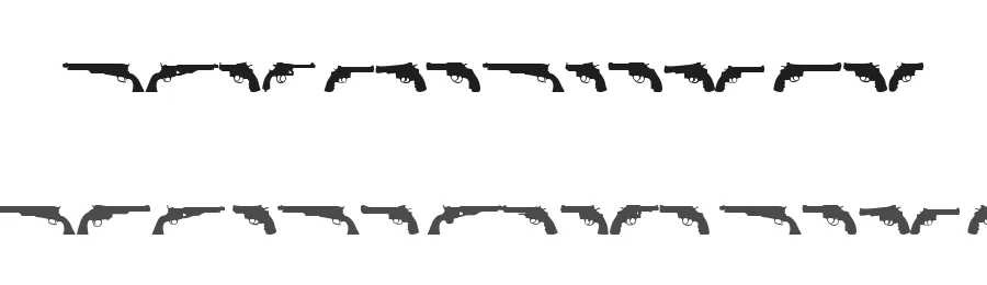 Only Revolver TFB by zanatlija — Dingbats Font