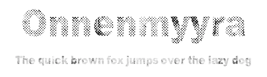 Onnenmyyra by Juha Korhonen — Decorative Font
