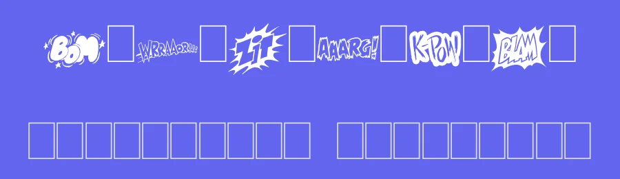 OnomatoBom by imagex — Dingbats Font — thumbnail 3