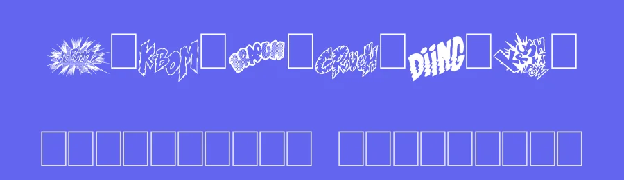 OnomatoVlam by imagex — Dingbats Font — thumbnail 3