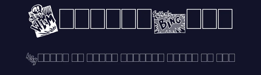 OnomatoVlam by imagex — Dingbats Font — thumbnail 2