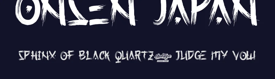 Onsen Japan by Noah Type — Decorative Font — thumbnail 2
