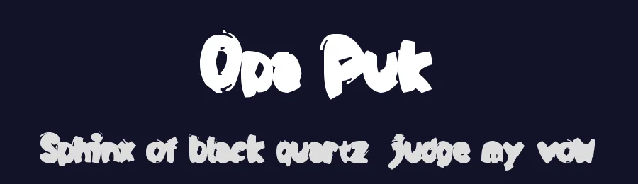 Opa Puk by Lars Manenschijn — Script Handwritten Font — thumbnail 2