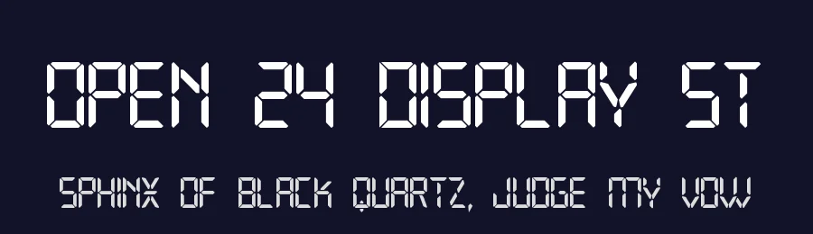 Open 24 Display ST by Southype — Display Font — thumbnail 2