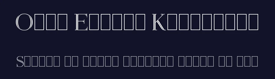Open Egmont Kapitalen by koeiekat — Decorative Font — thumbnail 2