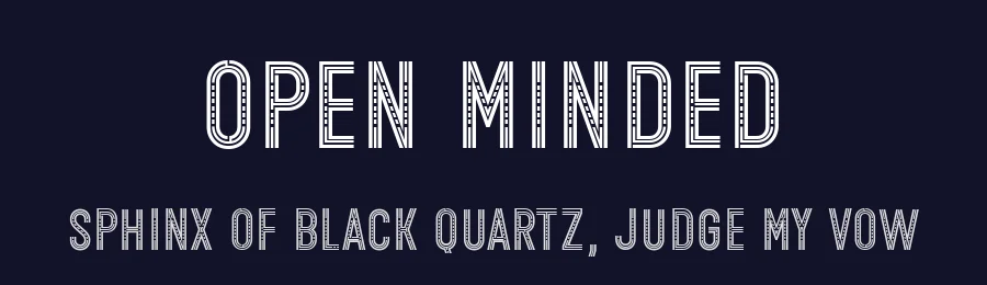 Open Minded by 7NTypes — Decorative Font — thumbnail 2