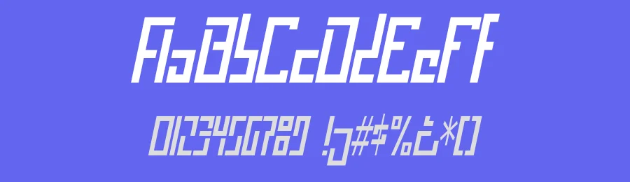 Operational Amplifier by Typodermic Fonts — Display Font — thumbnail 3