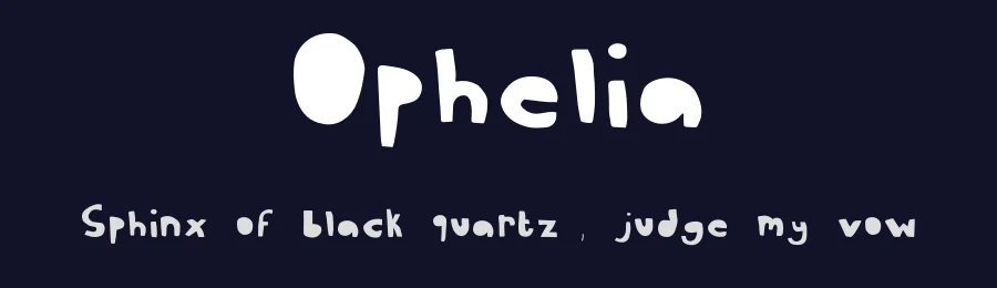Ophelia by kaitalanisdesigns — Decorative Font — thumbnail 2