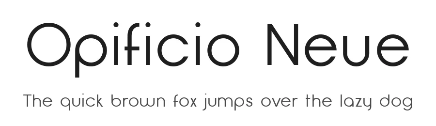 Opificio Neue by Andrea Cerboneschi — Sans Serif Font