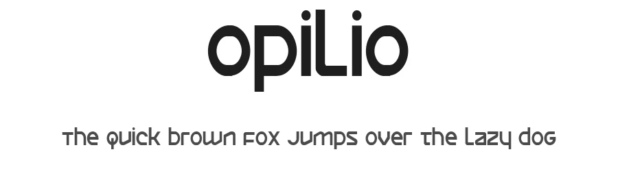 Opilio by Iconian Fonts — Sans Serif Font