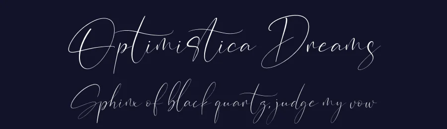 Optimistica Dreams by Perspectype Studio - Letterena.com — Script Handwritten Font — thumbnail 2
