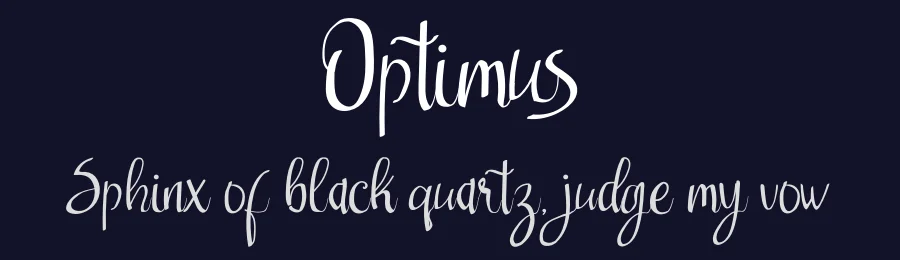 Optimus by Neiwman Ace — Script Handwritten Font — thumbnail 2