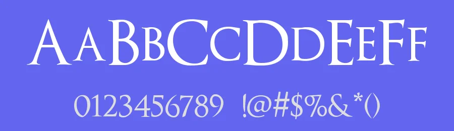 Optimus Princeps by Manfred Klein — Serif Font — thumbnail 3