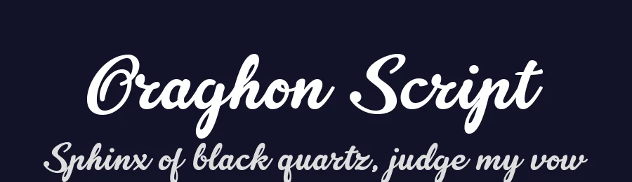 Oraghon Script by Attract Studio — Script Handwritten Font — thumbnail 2