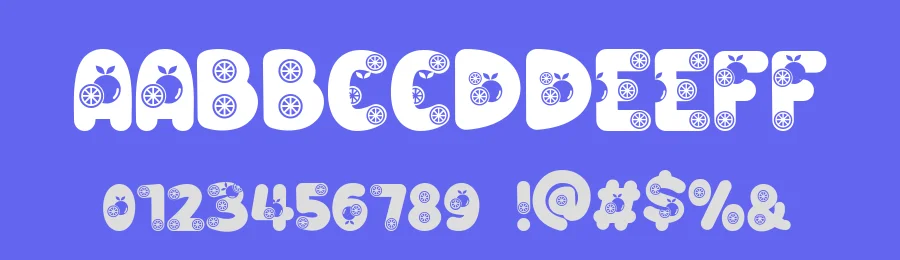 Orange by Rusd — Decorative Font — thumbnail 3