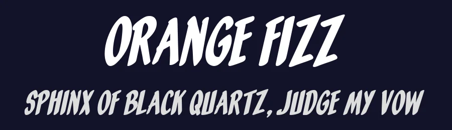 Orange Fizz by Blambot — Decorative Font — thumbnail 2