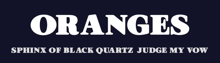Oranges by Billy Argel Fonts ® — Serif Font — thumbnail 2