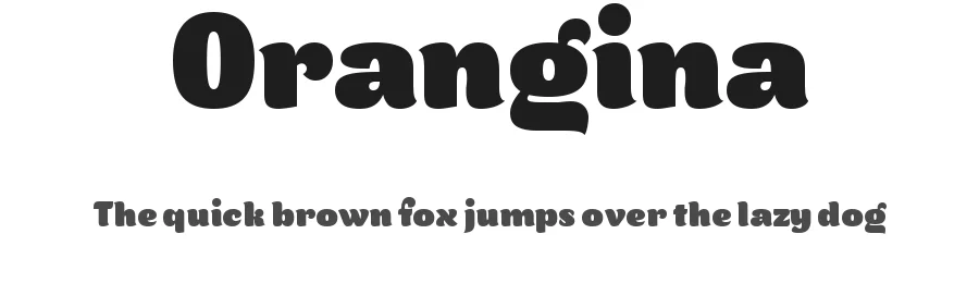 Orangina by Anita Jürgeleit — Decorative Font