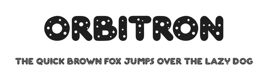 Orbitron by Kong Font — Decorative Font