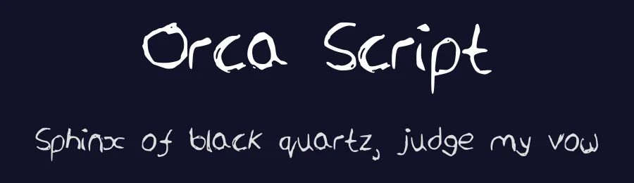 Orca Script by Oscar Maynard — Script Handwritten Font — thumbnail 2