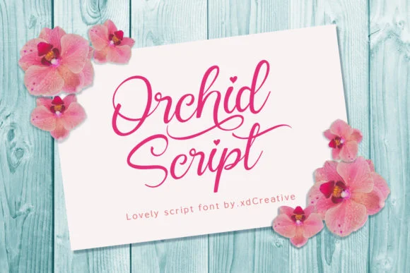 Orchid Font by xdCreative — Script Handwritten Font