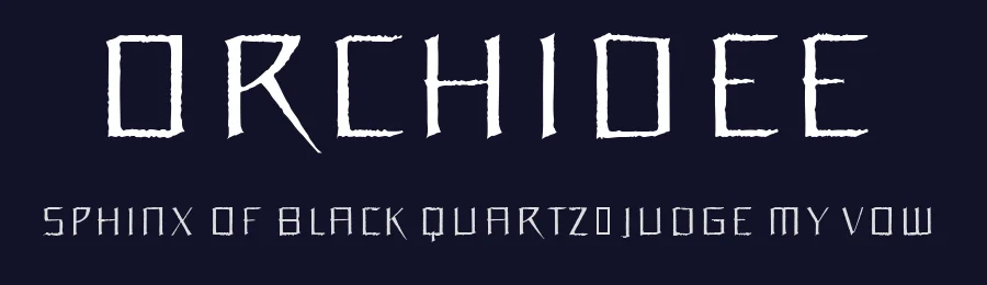 Orchidee by FloodFonts — Decorative Font — thumbnail 2