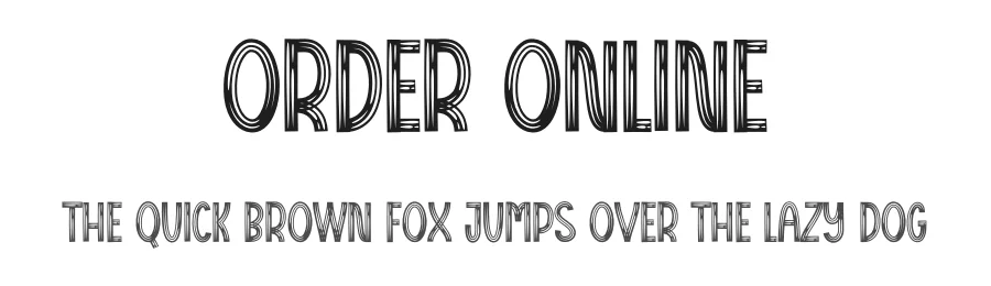 Order Online