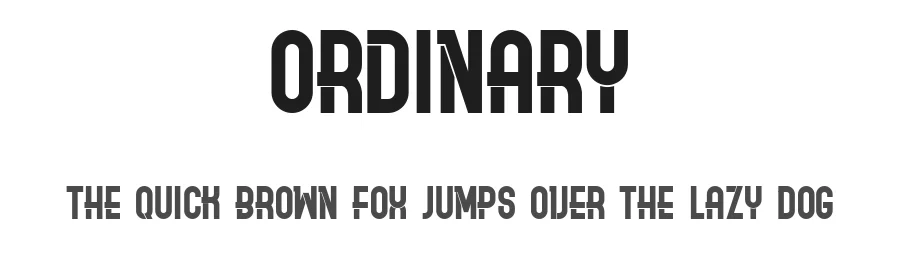 Ordinary