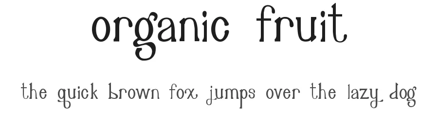Organic Fruit