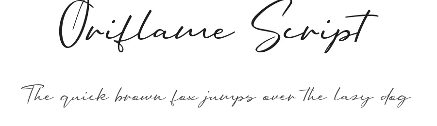 Oriflame Script