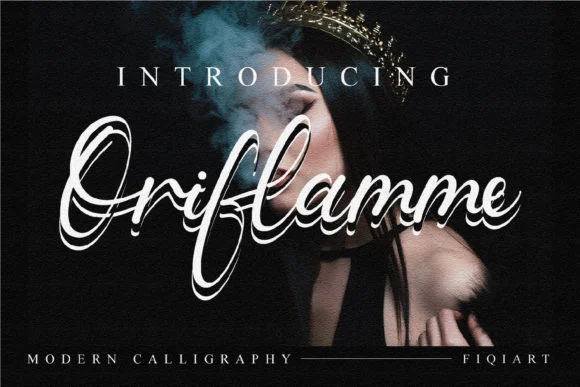 Oriflamme Font by fiqiart — Script Handwritten Font