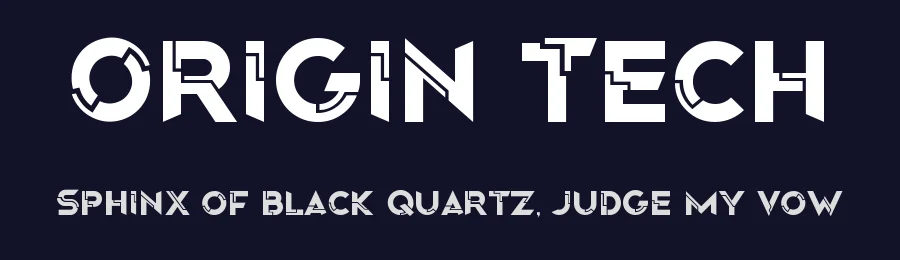 Origin Tech by Ronin Design — Display Font — thumbnail 2