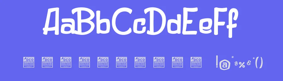Original Woody by dcoxy - Greg Medina — Decorative Font — thumbnail 3