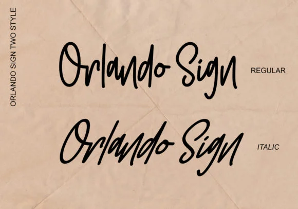 Orlando Font by Muntab_Art by Muntab_Art — Script Handwritten Font — thumbnail 9