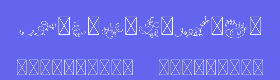 Ornament Handrawn by Mariyana — Dingbats Font — thumbnail 3