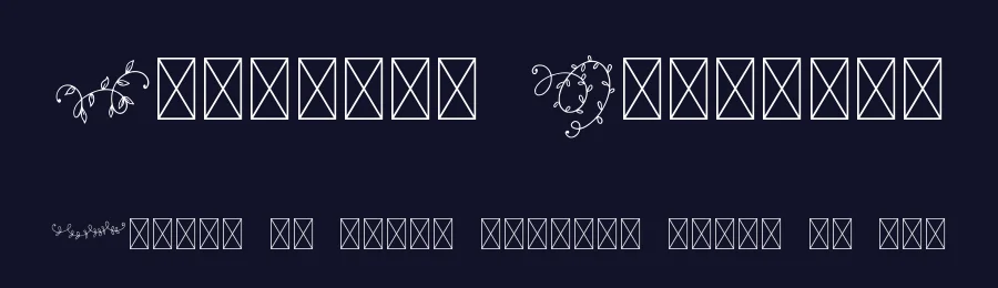 Ornament Handrawn by Mariyana — Dingbats Font — thumbnail 2