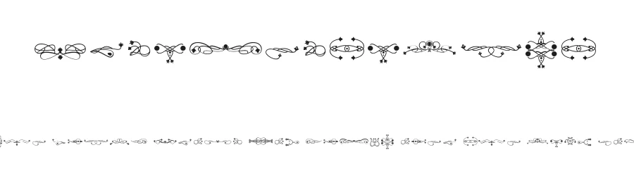 Ornamentalist by dcoxy - Greg Medina — Dingbats Font