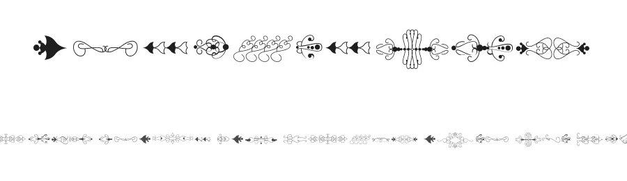 Ornamentis by dcoxy - Greg Medina — Dingbats Font