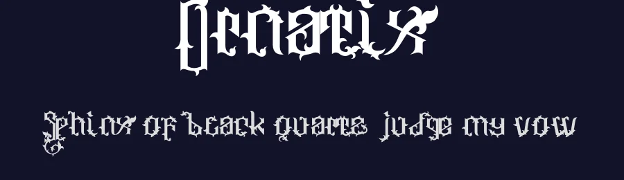 Ornatix by designstation — Blackletter Font — thumbnail 2