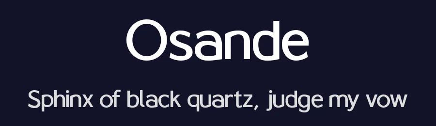 Osande by XD Creative — Sans Serif Font — thumbnail 2