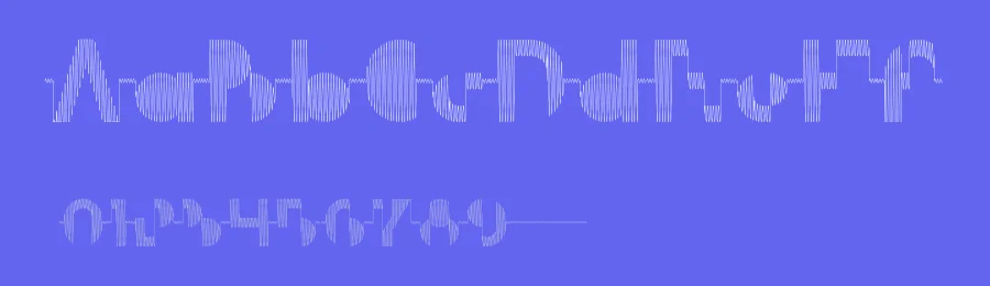Oscilloscope by model850 — Decorative Font — thumbnail 3