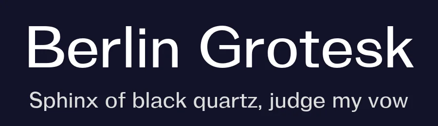 Berlin Grotesk by Christopher Dalamagas — Sans Serif Font — thumbnail 2