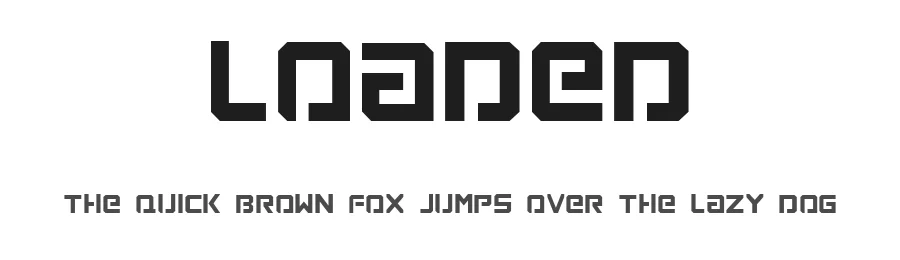 Loaded by Andrew Wilson — Display Font